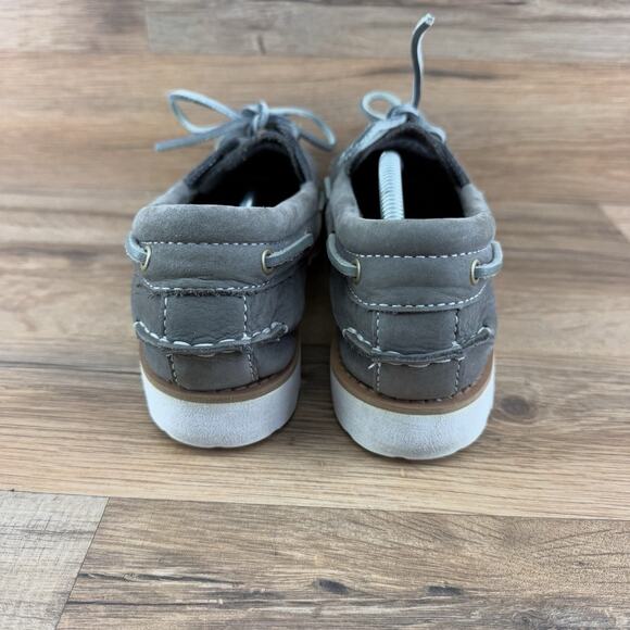 Timberland Size 8 Women's Noreen Lite Handsewn Boat Shoe Medium Grey Nub… - Picture 3 of 7